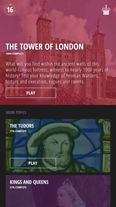 Royal History Quiz Screenshots