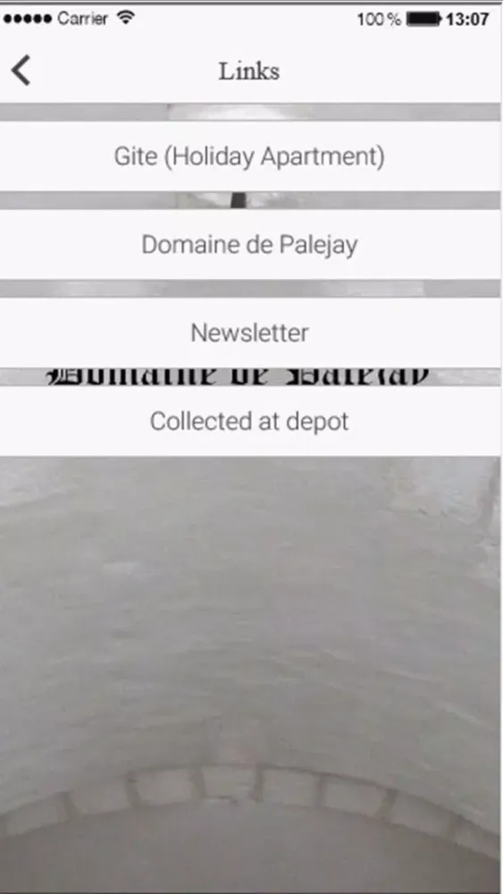 Ảnh chụp màn hình của Domaine de Palejay