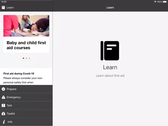 Baby and child first aid iPad  Ekran Görüntüleri