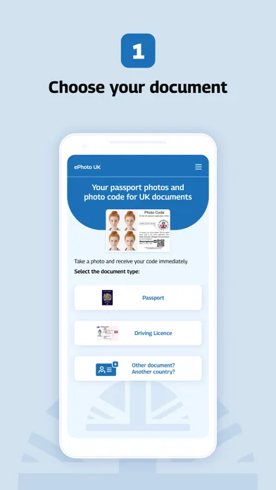 ภาพหน้าจอของ Passport Photo Code UK