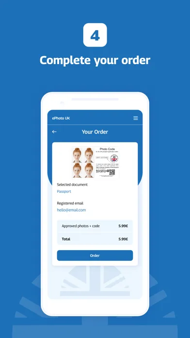 ภาพหน้าจอของ Passport Photo Code UK