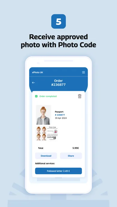 ภาพหน้าจอของ Passport Photo Code UK
