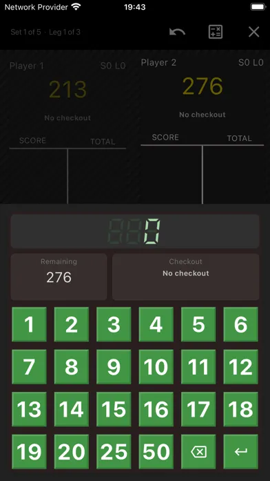 ภาพหน้าจอของ Dart Scorer Pro