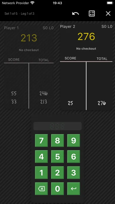 ภาพหน้าจอของ Dart Scorer Pro