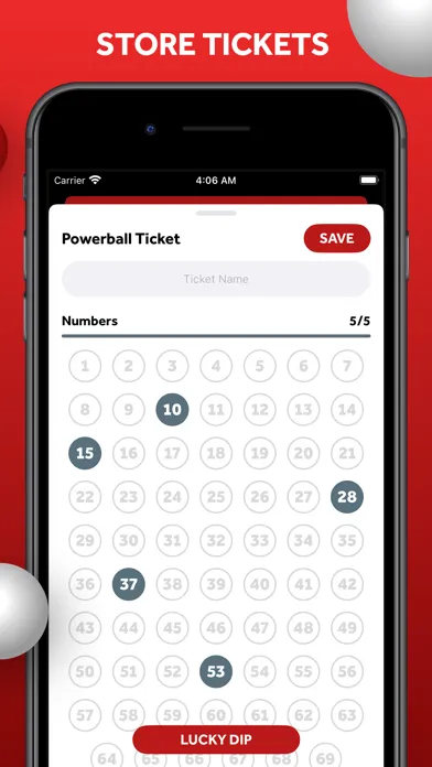 Captures d'écran de Powerball Live: Ticket Scanner