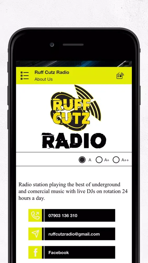 Ruff Cutz Radio應用截圖