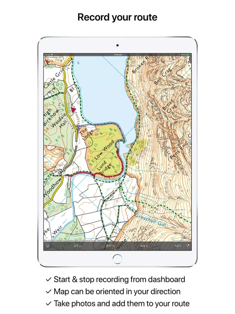Capturas de pantalla de Topo GPS Great Britain iPad 