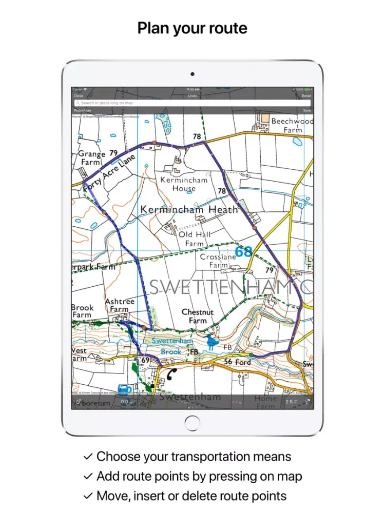Capturas de pantalla de Topo GPS Great Britain iPad 