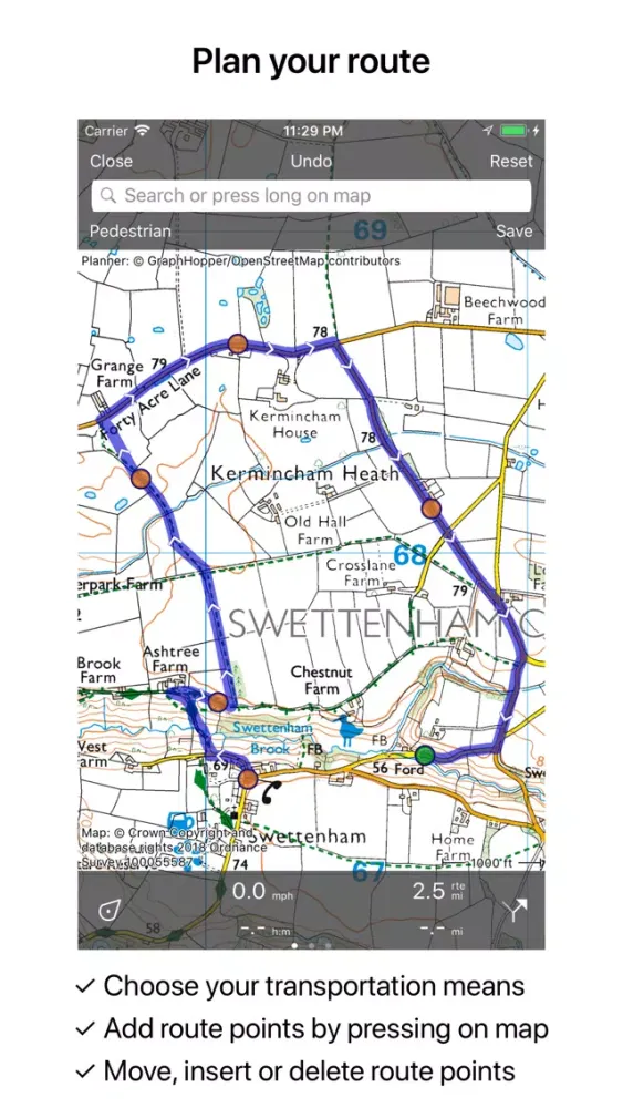 Capturas de pantalla de Topo GPS Great Britain