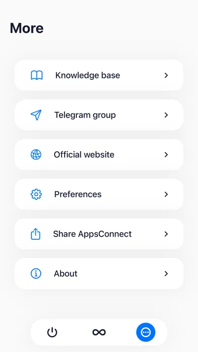 Apps Connect スクリーンショット