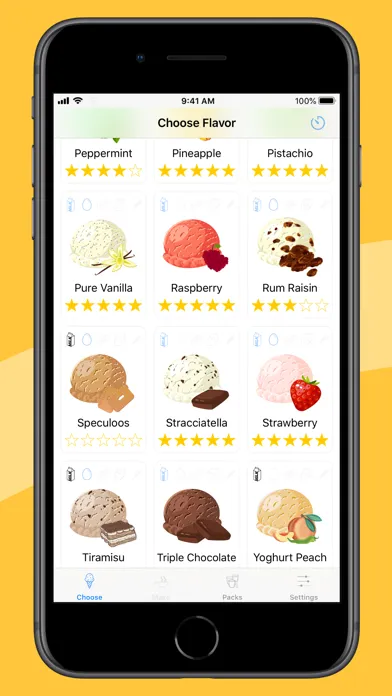 Ảnh chụp màn hình của Gelato Ice Cream Recipes