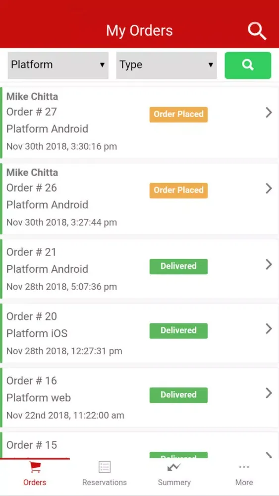 صور Takeaways Barrow Manager App