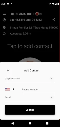 Red Panic Button Ekran Görüntüleri