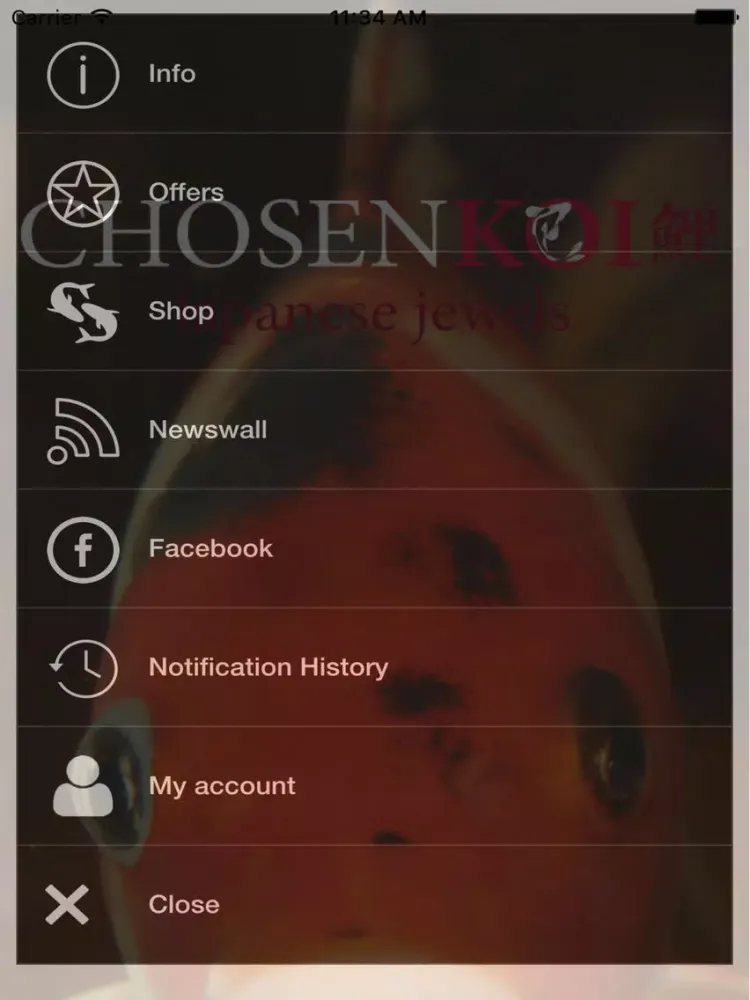Chosen Koi iPad  Screenshots
