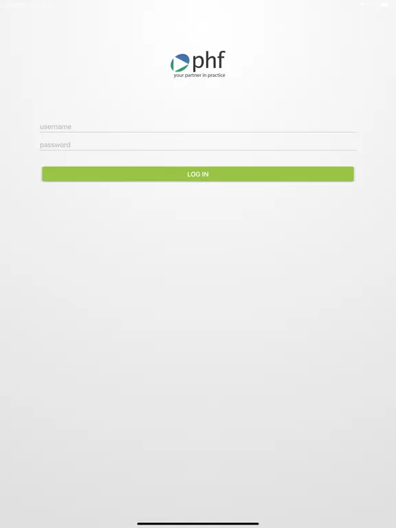 PHF iPad  Screenshots
