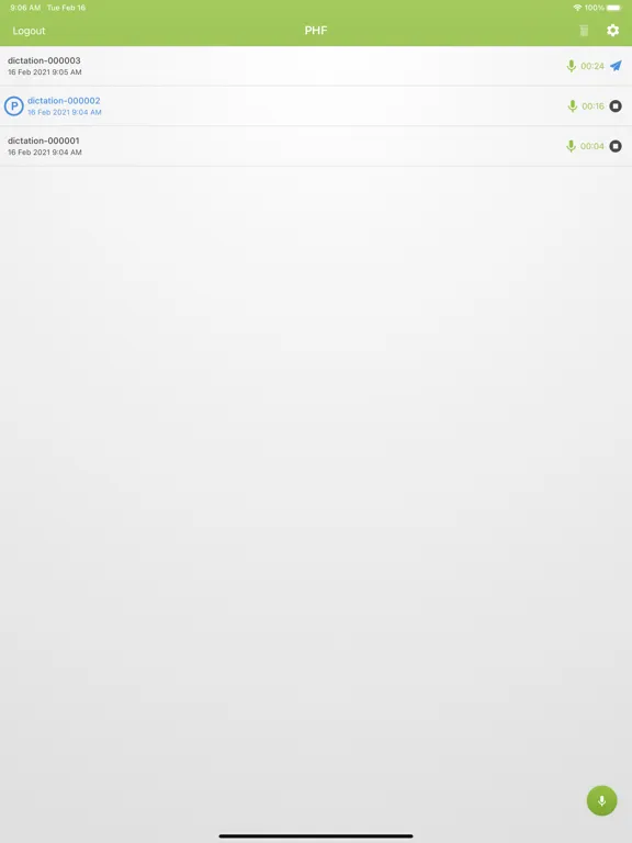 PHF iPad  Screenshots