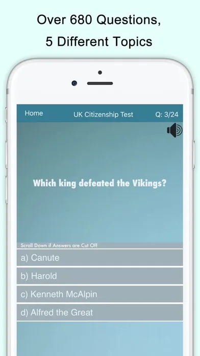 UK Citizenship Test應用截圖