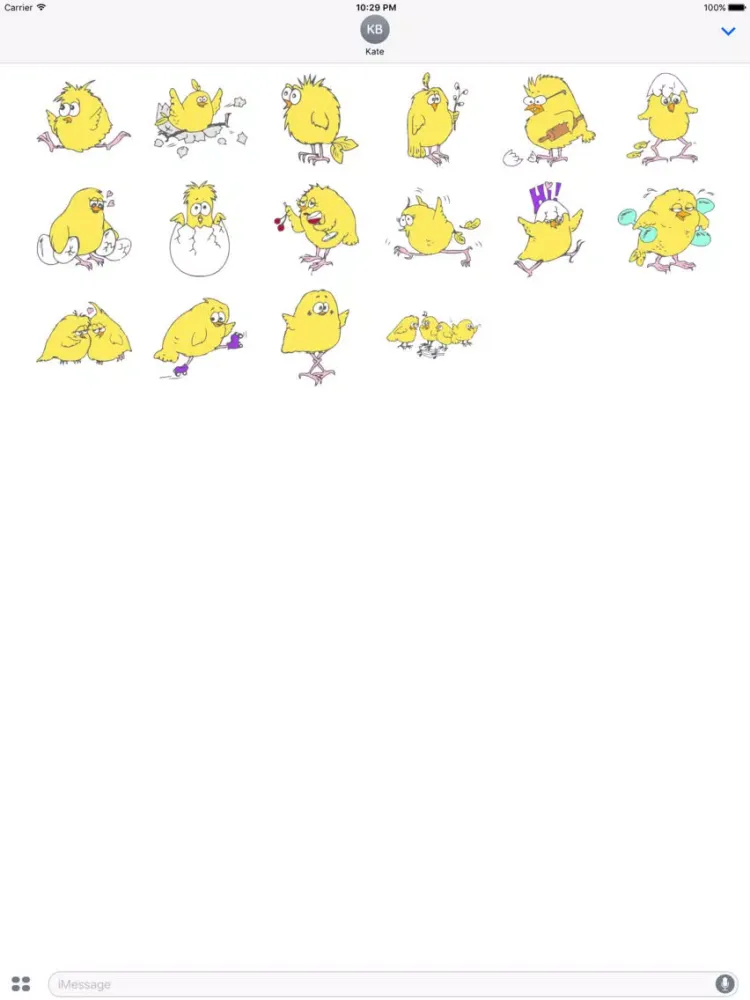 Cute Easter Chicks iPad  স্ক্রিনশট
