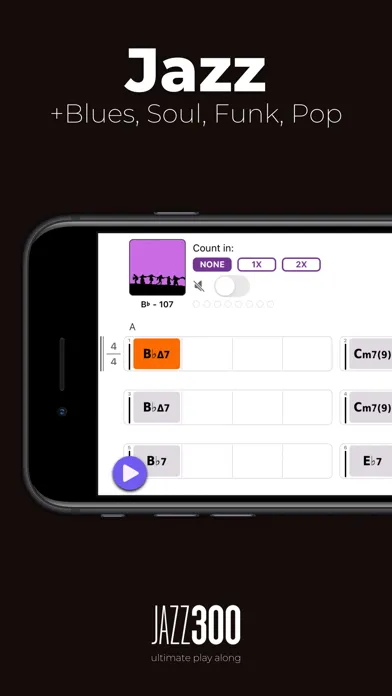 Captures d'écran de Jazz300 - ultimate play along
