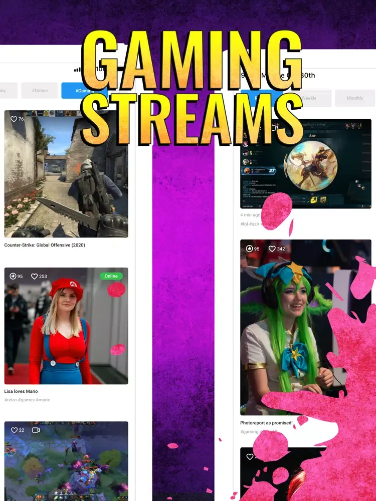 Live Game Streaming - U Live iPad 应用截图