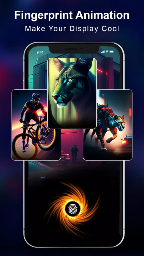 Fingerprint Animation App Screenshots