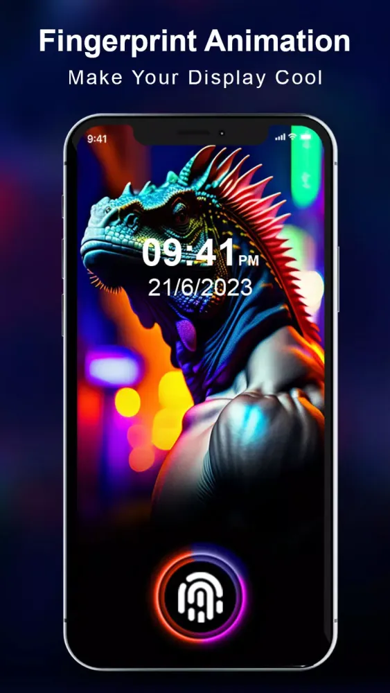 Fingerprint Animation App Screenshots