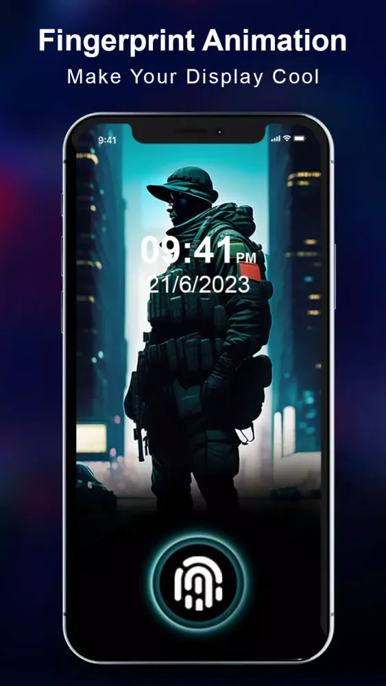 Fingerprint Animation App Screenshots