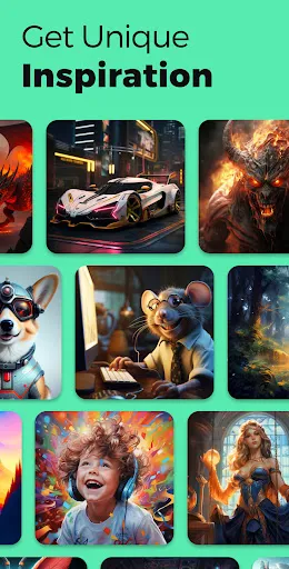 Capturas de tela do Umagic AI - AI Art Generator