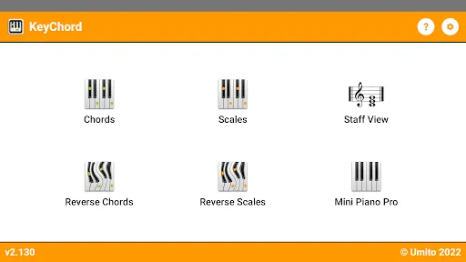 Screenshot di KeyChord - Piano Chords/Scales
