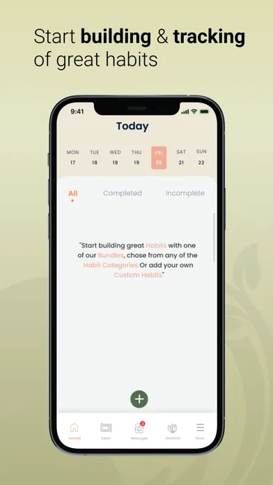 Ảnh chụp màn hình của Muslima365 Habit Building App