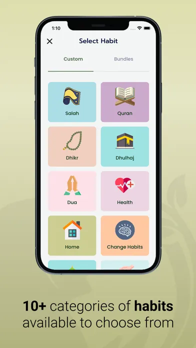 Ảnh chụp màn hình của Muslima365 Habit Building App