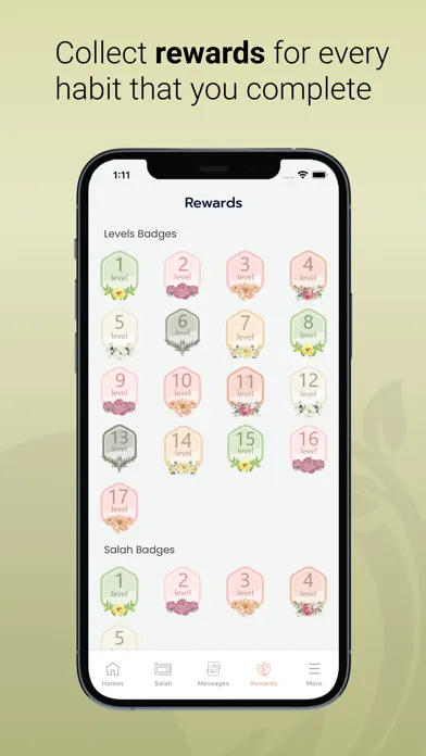 Ảnh chụp màn hình của Muslima365 Habit Building App