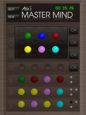 Ale's Master Mind iPad  스크린샷