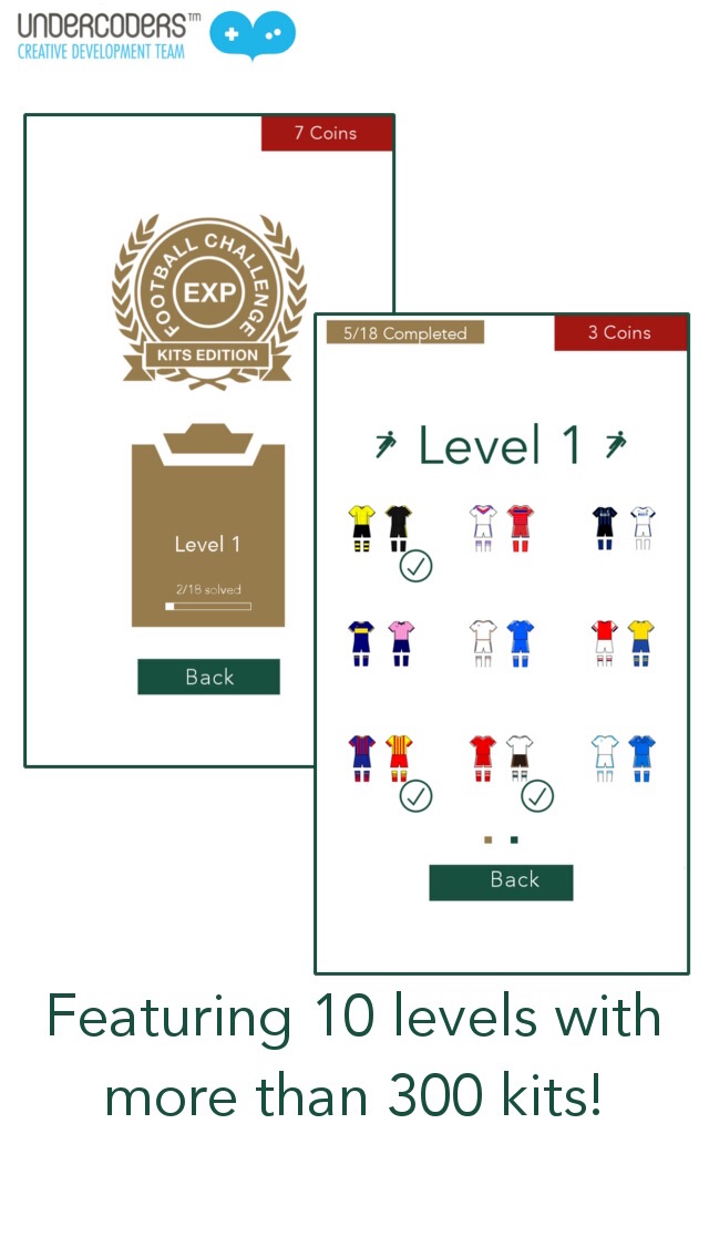 ภาพหน้าจอของ Expert Football Challenge: 2015 Kits Edition