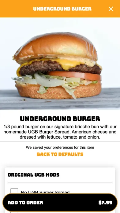 Underground Burger Screenshots