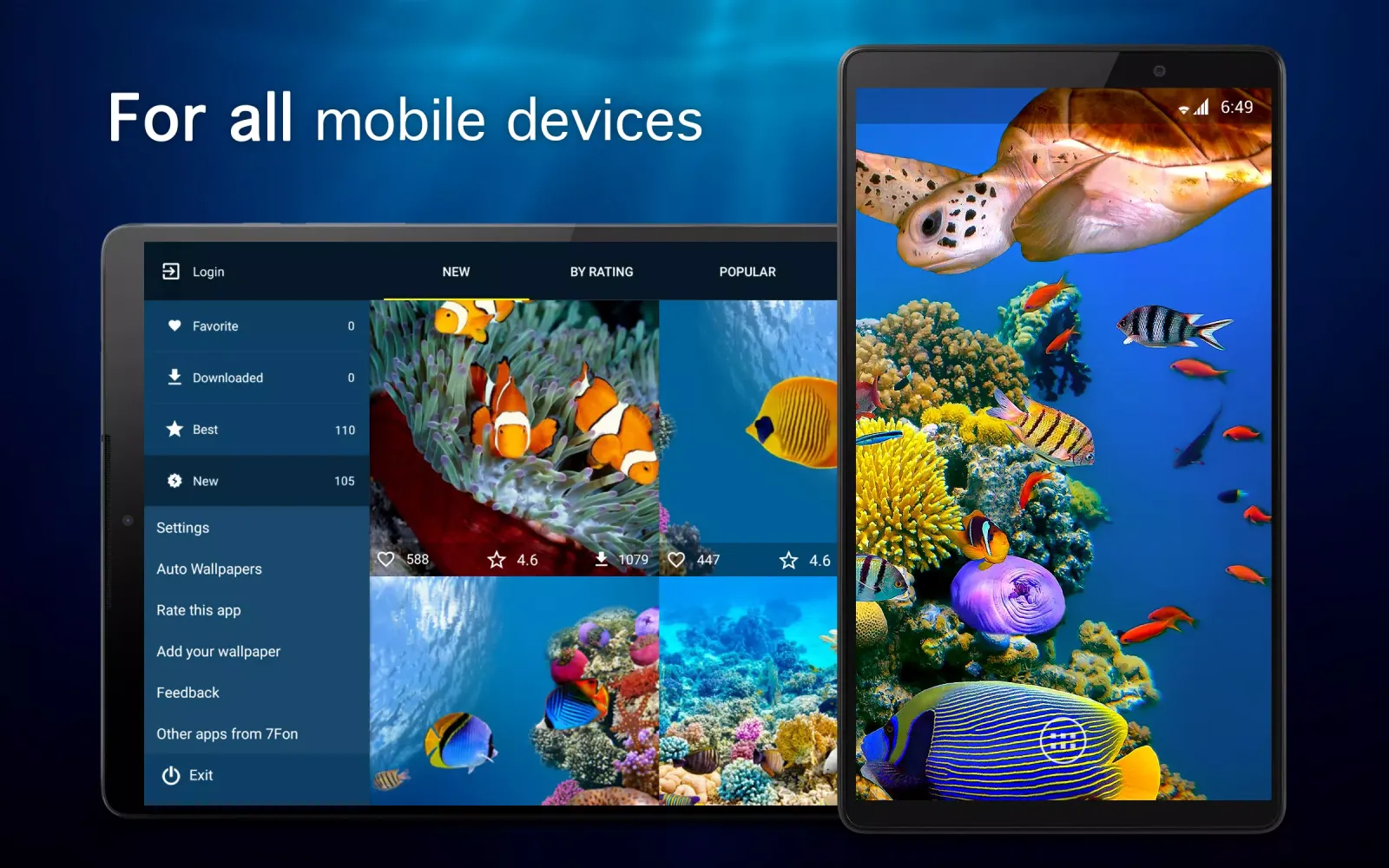 Capturas de pantalla de Underwater Wallpapers 4K
