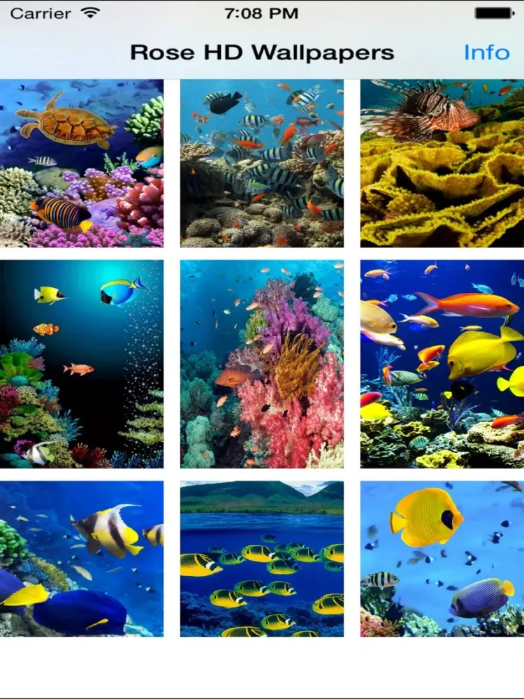 Underwater World Livewallpaper iPad  Ekran Görüntüleri