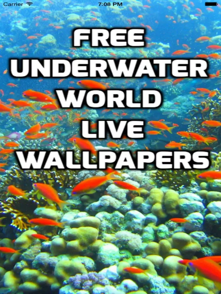 Underwater World Livewallpaper iPad  Ekran Görüntüleri