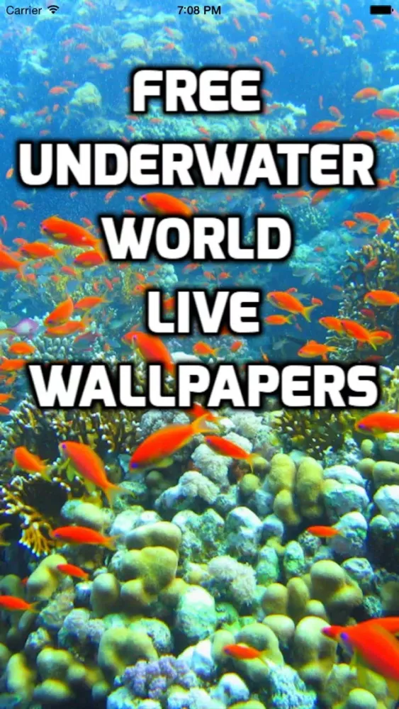 Underwater World Livewallpaper Ekran Görüntüleri