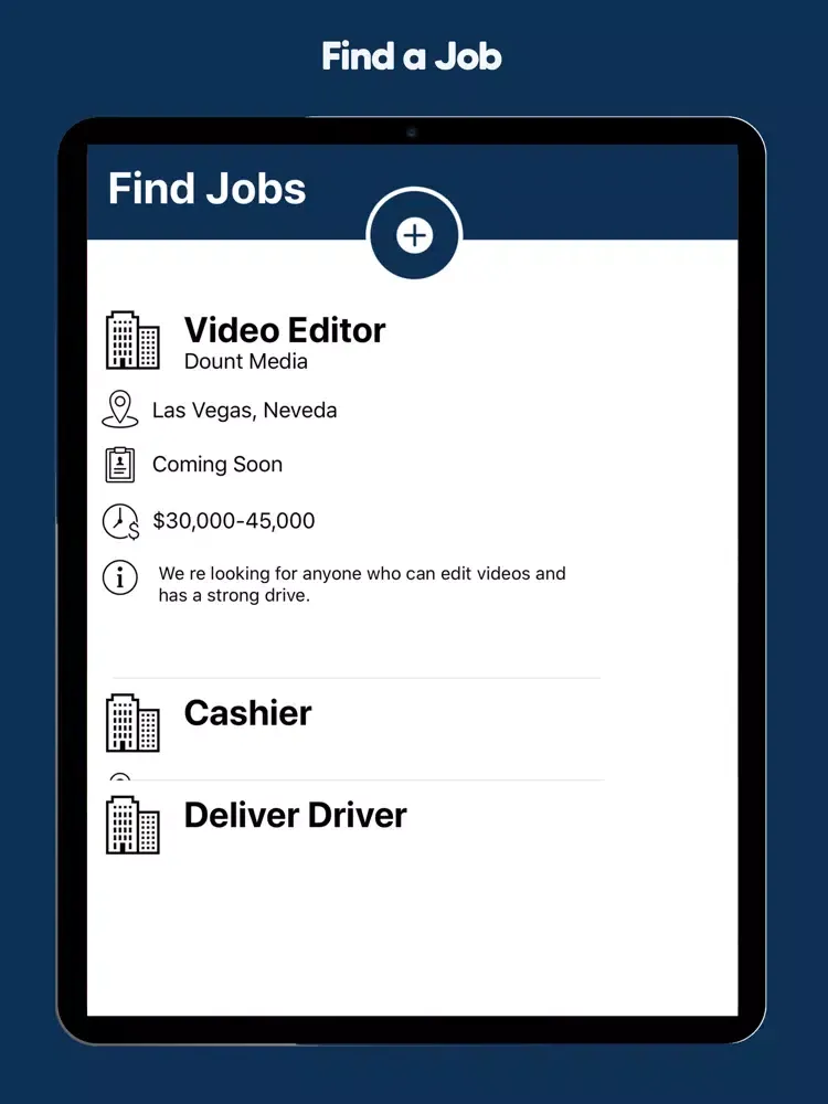 صور Unemployment App iPad 