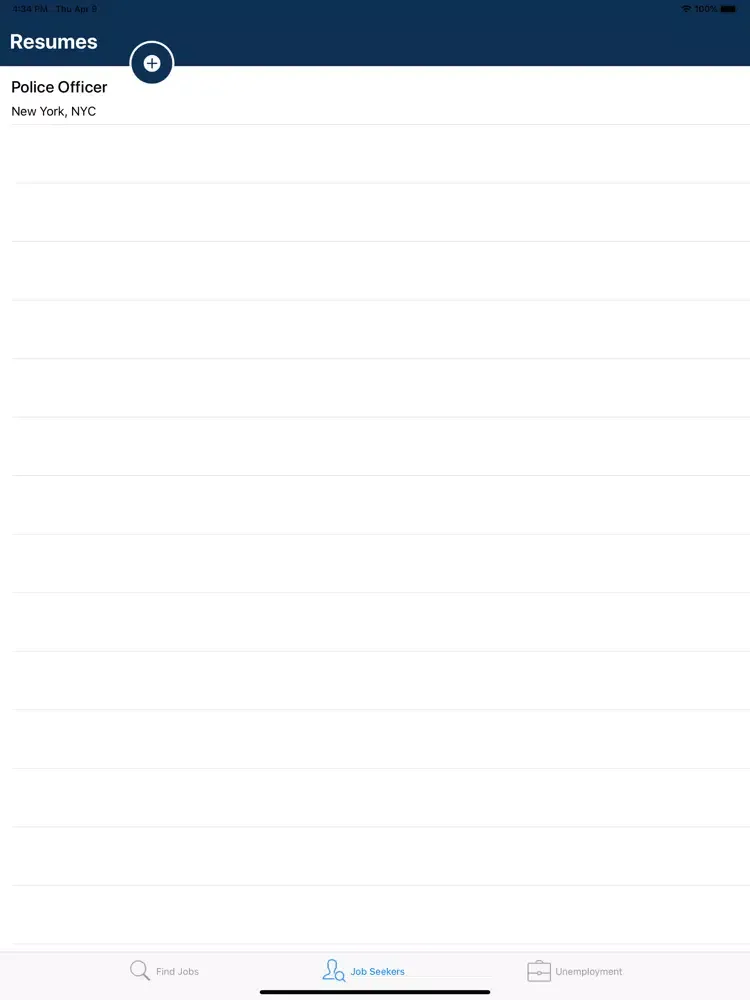 صور Unemployment App iPad 