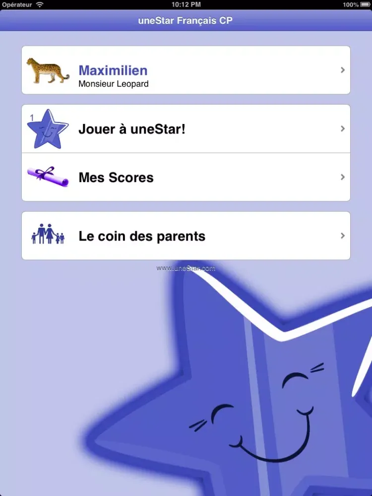 uneStar Français CP Gratuit iPad  স্ক্রিনশট