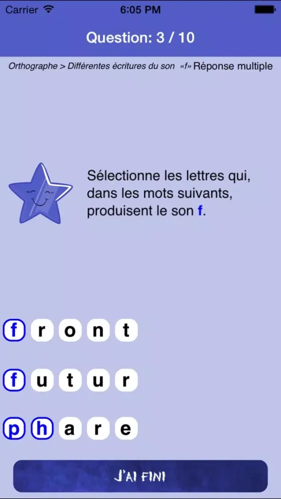 uneStar Français CP Gratuit স্ক্রিনশট