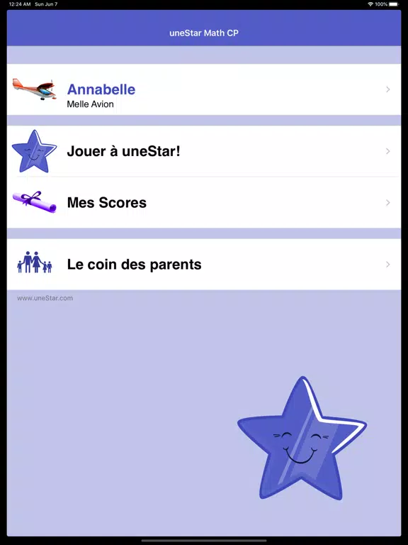 Capturas de tela do uneStar Math CP iPad 