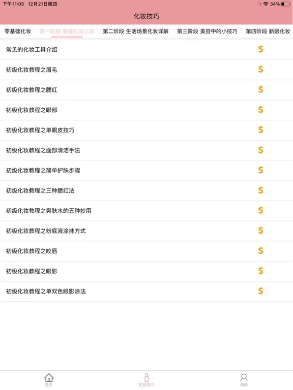 化妆技巧-化妆的基础知识和技巧 iPad  स्क्रीनशॉट