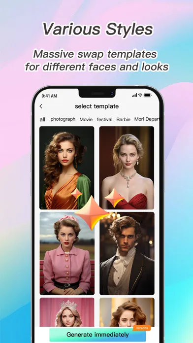 Pretty+ AI dress up quickly应用截图