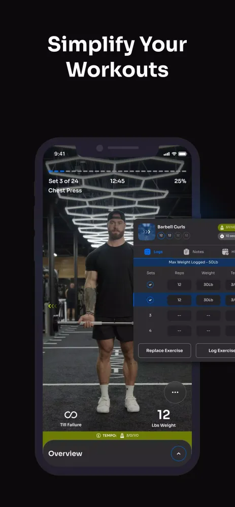 ภาพหน้าจอของ STNDRD: Bodybuilding Workouts