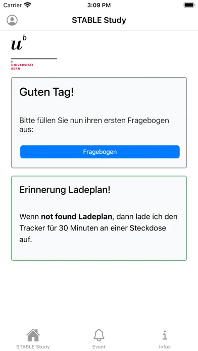 SelfHelp UniBE Screenshots