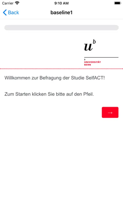 SelfHelp UniBE Screenshots