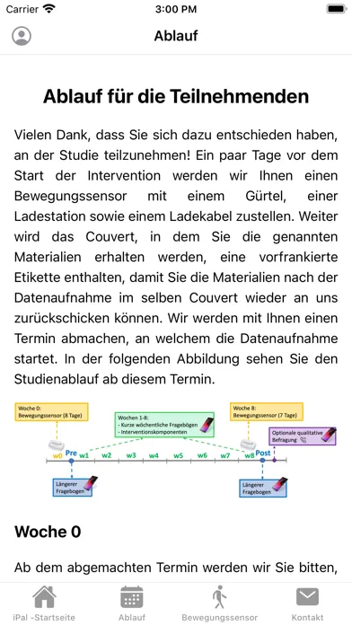 SelfHelp UniBE Screenshots
